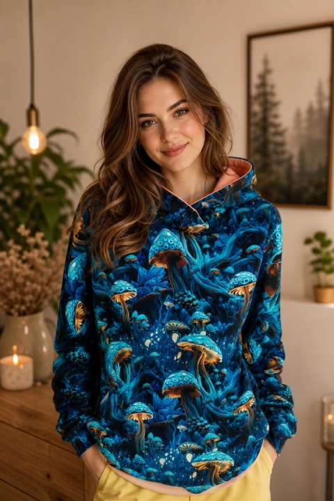 Bluza damska mistyczne grzyby
