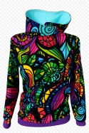 Bluza czarna mozaika