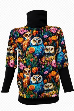 Bluza z kapturem wilki
