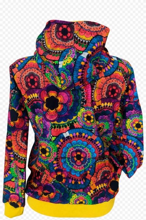Bluza z kapturem mandale kwiatowe
