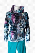 Bluza z kapturem wilki