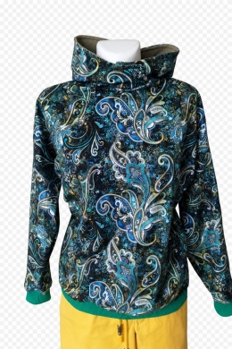 Bluza z kapturem zielona Pasley