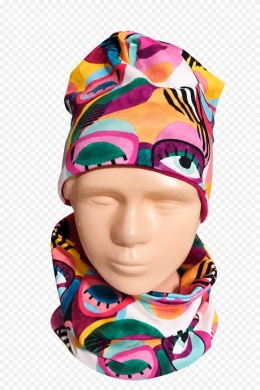 Czapka i komin kubizm twarze