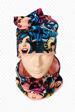Czapka i komin Pinup