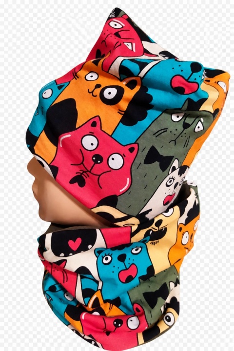Czapka i komin szalone koty