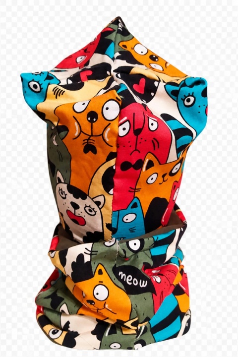 Czapka i komin szalone koty