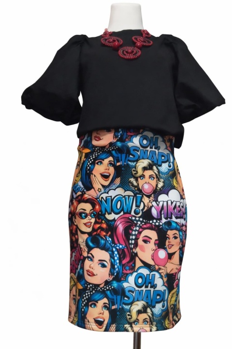 Spódnica ołówkowa Pinup
