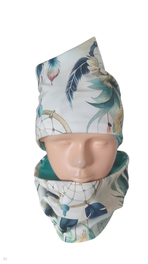 Czapka i komin łapacze snów